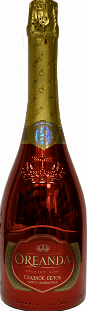 Игристое вино Шампанское Российское Oreanda Chardonnay Крымский винный Дом 0.75 л