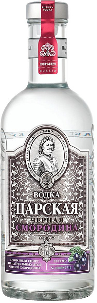 Водка Царская Черная смородина 0.5 л