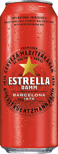 Светлое пиво Estrella Damm