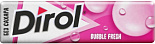 Жевательная резинка Dirol со вкусом мяты и фруктов 13.6гр