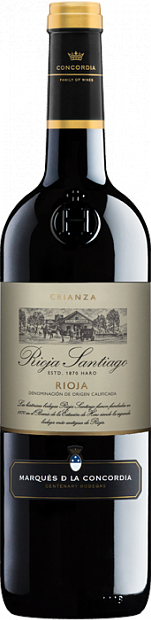 Вино Rioja Santiago Crianza 0.75 л