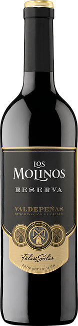 Изображение товара Los Molinos Tempranillo Reserva - элегантное испанское красное