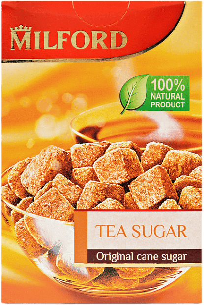 Изображение товара Сахар коричневый MILFORD тростниковый нерафинированный 100% натуральный