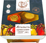 Антипасти перчики ассорти с мягким сыром Burenka Club