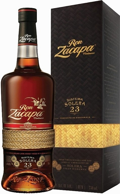 Изображение товара Ром Zacapa Centenario 23 Solera Gran Reserva 0.75 л, Гватемала, 40%
