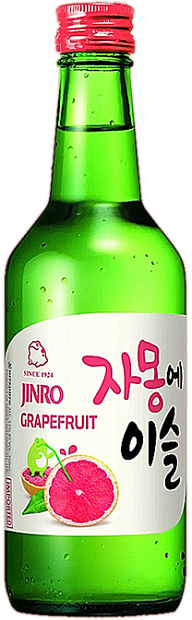 Изображение товара Кореясоджу Джинро со вкусом грейпфрута 0.36 л 13%