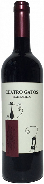 Вино Cuatro Gatos Tempranillo 0.75 л