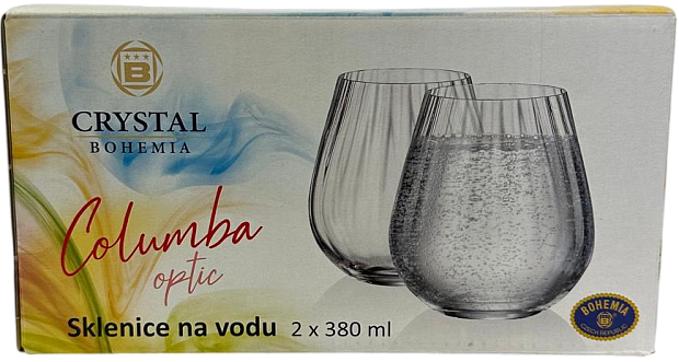 Изображение товара Набор стаканов для воды низкие Spring Columba Optic 380мл/2шт