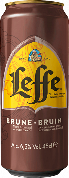 Тёмное пиво Leffe Brune 0.45 л
