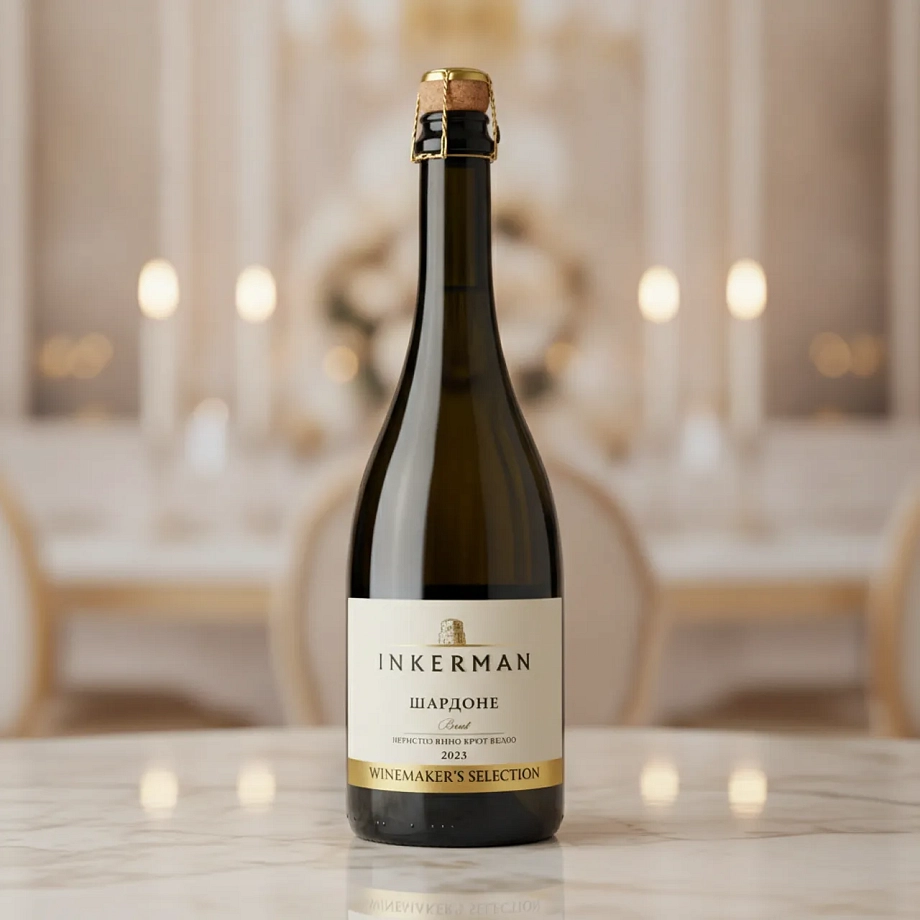 Игристое вино Inkerman Шардоне Winemaker`s Selection 0.75 л