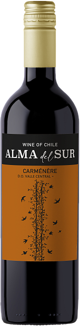 Изображение товара Вино Alma del Sur Carmenere Карменер c ягодными нотами и пряностями Изображение товара Вино Alma del Sur Carmenere Карменер c ягодными нотами и пряностями