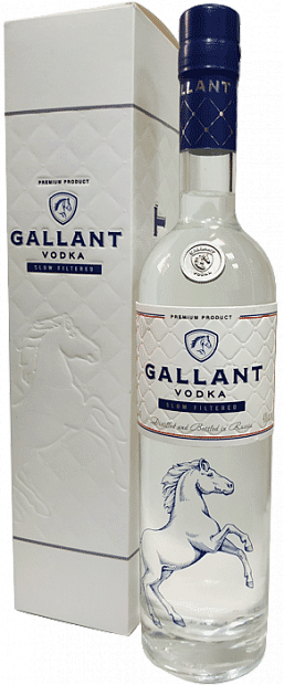 Водка Gallant, в подарочной упаковке 0.5 л