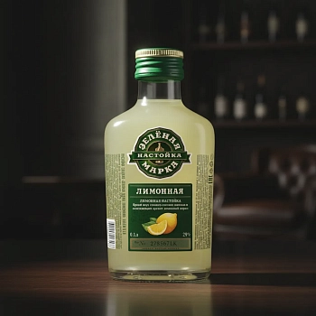 Настойки Зелёная Марка Лимонная 0.1 л