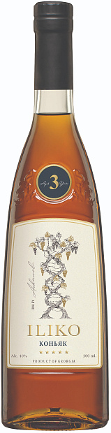 Изображение товара Коньяк Cognac Iliko 3 years old