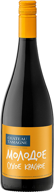Изображение товара Вино Молодое Шато Тамань красное сухое 0.75 л