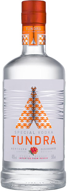 Изображение товара Водка Tundra Северная Морошка 0.5 л - 40% алкоголя