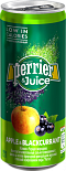 Напиток Perrier Juice Apple & Blackcurrant газированный