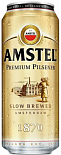 Светлое пиво Amstel Premium Pilsener в банке