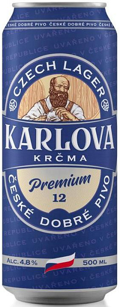 Светлое пиво Karlova Krcma Premium 0.5 л