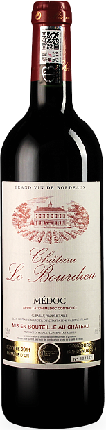 Вино Medoc AOC Chateau le Bourdieu Cru Bourgeois 0.75 л