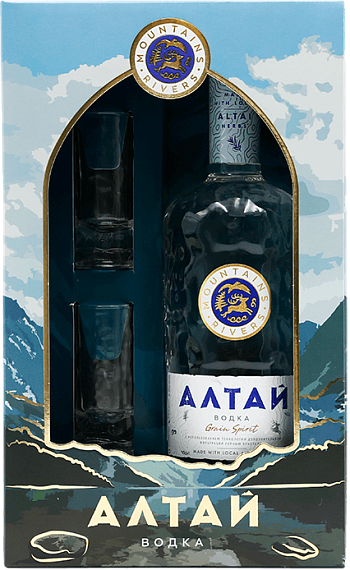 Изображение товара Водка Алтай 0.7 л, классический напиток с травяными нотками