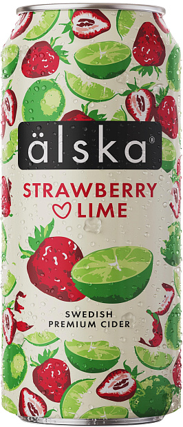 Изображение товара Сидр Alska Strawberry & Lime