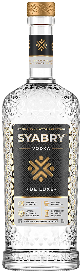 Водка Сябры De Luxe 0.5 л
