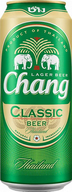 Светлое пиво Chang 0.5 л