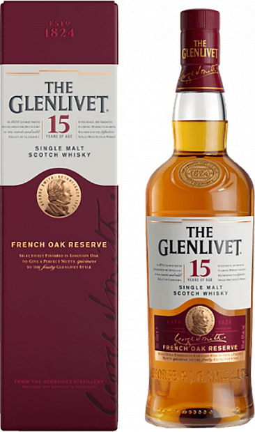 Виски The Glenlivet, 15 летней выдержки 0.7 л