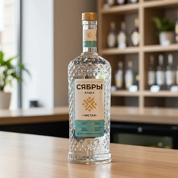 Водка Сябры Чистая 0.7 л