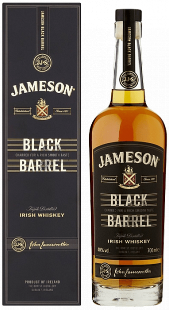 Виски Jameson Black Barrel, в подарочной упаковке 0.7 л