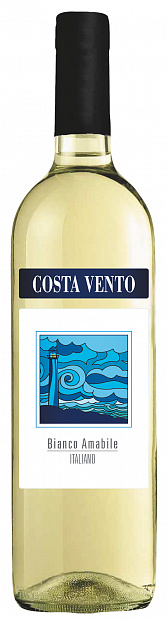 Вино Costa Vento белое полусладкое 0.75 л