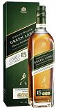 Виски Johnnie Walker "Green Label" 15 years old, in gift box