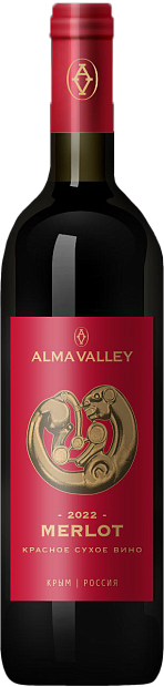 Вино Alma Valley Мерло 0.75 л