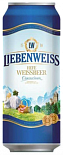 Светлое пиво Liebenweiss Hefe-Weissbier в банке