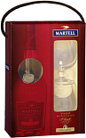 Коньяк Martell V.S.O.P., with 2-glass gift box
