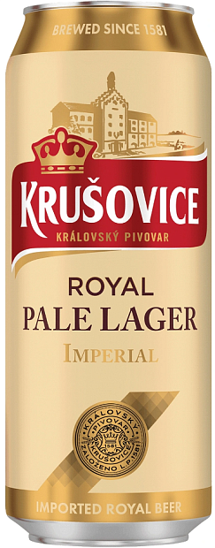 Светлое пиво Krusovice Royal Pale Lager Imperial 0.5 л