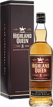 Виски Highland Queen Blended Scotch Whiskey, 8-летней выдержки, в подарочной упаковке
