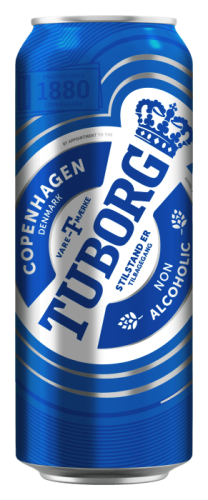Безалкогольное пиво Tuborg Non Alcoholic Банка