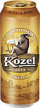 Светлое пиво Velkopopovicky Kozel Svetly в банке