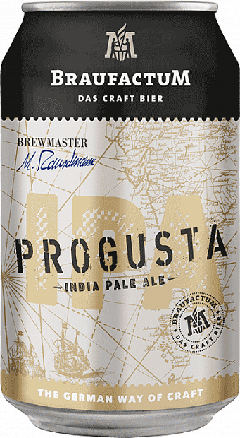 Светлое пиво Braufactum Progusta 0.33 л