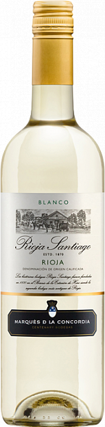 Вино Rioja Santiago Blanco 0.75 л