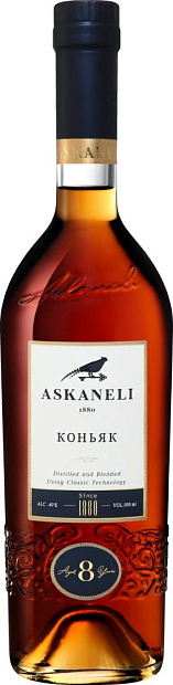 Изображение товара Грузинский коньяк Асканели 8 лет, 0.5 л, крепость 40%