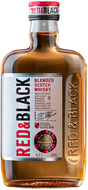 Изображение товара Виски Red and Black благородный 3 года выдержки 40% Изображение товара Виски Red and Black благородный 3 года выдержки 40%
