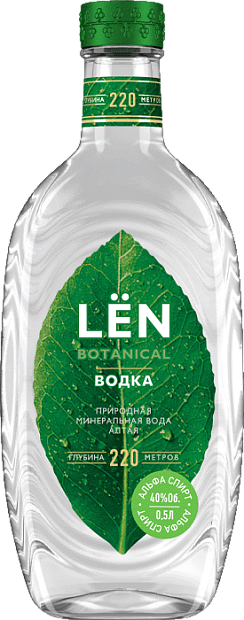 Изображение товара Водка LЁN на минеральной воде Алтая 0.5 л 40 Кар maraming
