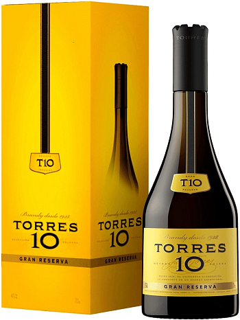 Изображение товара Бренди Torres 10 Gran Reserva 0.7 л 38% выдержка 10 лет Испания Изображение товара Бренди Torres 10 Gran Reserva 0.7 л 38% выдержка 10 лет Испания