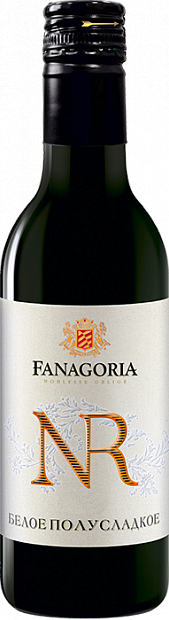 Вино Fanagoria NR 0.187 л полусладкое белое