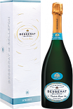 Шампанское Besserat de Bellefon, Cuvee des Moines Extra Brut,в подарочной упаковке