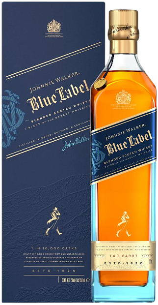Изображение товара Виски Johnnie Walker Blue Label 0.75 л в подарочной упаковке