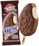 Мороженое Чистая Линия эскимо кактус арахис-карамель пломбир 12% 70г